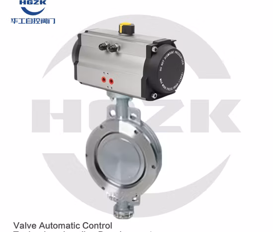 Valvola a sfera con attuatore pneumatico a filettatura rotativa in materiale a doppio effetto in acciaio al carbonio
